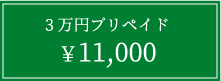 3万円プリペイド11,000円