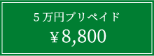 5万円プリペイド8,800円